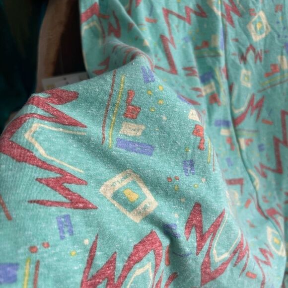 LuLaRoe Womens T-Shirt Dress Short Sleeve Knee Length XS Geometric - Picture 11 of 16
